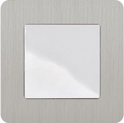 IEK BRITE, цвет: Алюминий металл