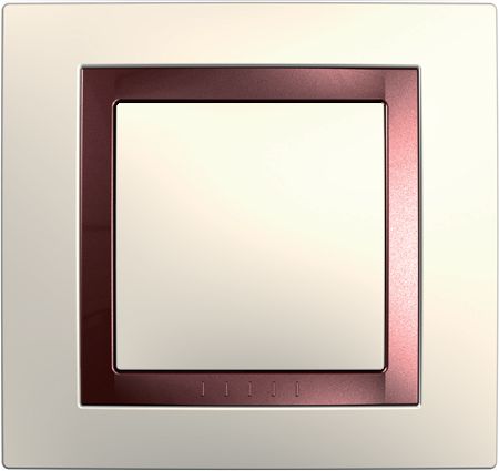 Schneider Electric, Unica Базовая, Цвет: Терракотовый