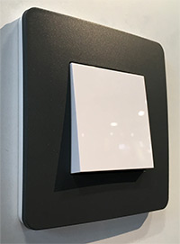 Выключатель, Unica Studio, Цвет: Темно серый