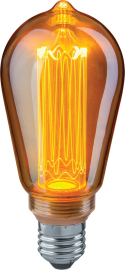 Лампа Navigator 14 232 NLL-SC17-ST64-4-230-1.8K-E27-PMMA
филаментная
Cветодиодные лампы NLL LED,   цоколь - E27,   мощность - 4Вт,   световой поток - 200Лм,   цвет свечения - 1800К,  не диммируется,  14 232,  14232,  Navigator - PULSAL.RU