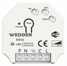 Модуль диммера с wi-fi Smart Life TUYA для LED 5-200 Вт
R1,  R2,  R3,  клавишный,  с возможностью управления с 2-х мест,  лампы накаливания и галогенные 220В (R),  лампы с индукционным (обмоточным) трансформ.(L),  лампы с электронным (емкостным) трансформ.(C),  диммируемые лампы LED 220В (LEDi тип L),  диммируемые лампы LED 220В (LEDi тип C),  84016-B,  Wedder
 - PULSAL.RU