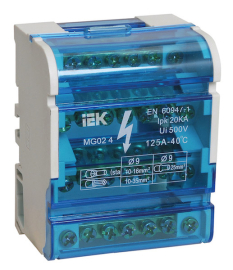 Кросс-модуль на DIN-рейку ШНК 4х7 3L+PEN TITAN 3,  PRO,  UNIVERSAL,  GENERICA,  PRIME,  Krepta,  Titan 5, YND10-4-07-100, IEK - PULSAL.RU
