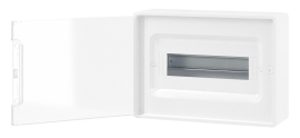 Щит (бокс) FRAME, FRAME, навесной, IP 41,  модулей - 12, пластмасса,  цвет - белый, F12W1WT, DKC - PULSAL.RU