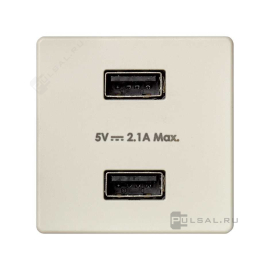 Зарядное устройство 2xUSB 2.1А 230В~ цвета слоновая кость S27
Simon 27,  USB type-A 5V,  двойная,   цвет - слоновая кость,  пластмасса,  2701096-031,  Simon
 - PULSAL.RU