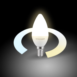 Умная лампа Свеча LED C37 Е14 5W 3300К-6500К CCT+DIM
светодиодная
Minimir Home,   цоколь - E14,   мощность - 5Вт,   световой поток - 500Лм,   цветовая температура - 3000+4000+6500Кцветовая температура - 3500Кцветовая температура - 4500Кцветовая температура - 5500К,  диммируется,  BLE1438,  a055924,  Werkel - PULSAL.RU