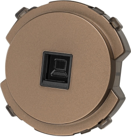 Розетка компьютерная RJ45 Cat.5 (UTP)
Байкал,  одинарная,   цвет - бронза,  пластмасса,  SQ1819-0414,  TDM
 - PULSAL.RU