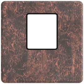 Лицевая панель для разъема Modular Jack (тип Keystone/AMP)
Barcelona,  Madrid,  San Sebastian,  Sevilla,  Toledo,  Vintage Wood,  Vintage Corinto,  Vintage Tapestry,  Vintage Porcelain,  Crystal De Luxe,  Siena,  Firenze,  Granada,  Emporio,  Sanremo,  Belle Epoque,  San Sebastian Surface,  Roma Surface,  Smalto italiano,  одинарная,   цвет - медь состаренная (rustic copper),  металл,  FD04317RU-M,  FEDE
 - PULSAL.RU