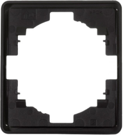 Рамка Round 
Miele Round,  1 пост,   цвет - оникс,  горизонтальная,  пластмасса,  KR-78-0751-3,  Kranz
 - PULSAL.RU