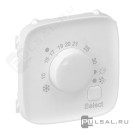 Накладка
Valena Allure,  поворотный,  датчик t° воздуха (встроенный),  без таймера,   цвет - белый,  пластмасса,  755315,  7 553 15,  Legrand
 - PULSAL.RU