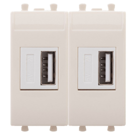 Зарядное устройство USB type-A, 2,1А
Avanti,  USB type-A 5V,  двойная,   цвет - ванильная дымка,  пластмасса,  4405542DKC,  DKC_4405542,  DKC
 - PULSAL.RU