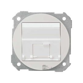 Розетка наклонная RJ45
Simon 88,  одинарная,   цвет - белый глянец,  пластмасса,  88081-30,  Simon
 - PULSAL.RU