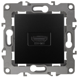 Розетка HDMI
Эра 12,   цвет - антрацит,  пластмасса,  Б0027485,  12-3114-05,  ЭРА
 - PULSAL.RU