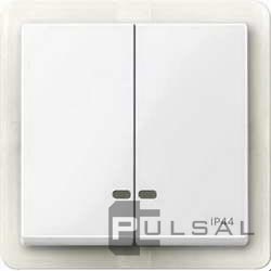 Клавиши
M-Smart,  M-Plan,  M-Elegance,  M-Pure,  M-Pure Decor,  двухклавишный,  с подсветкой,  с индикацией,   цвет - активный белый,  пластмасса,  IP 44,  MTN3424-0325,  MEG3424-0325,  Merten
 - PULSAL.RU