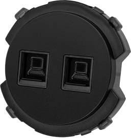 Розетка компьютерная RJ45 Cat.5 (UTP)
Байкал,  двойная,   цвет - Агат,  пластмасса,  SQ1819-0216,  TDM
 - PULSAL.RU