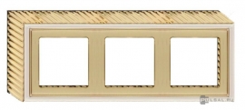 Коробка накладного монтажа
Roma Surface,   цвет - золото с белой патиной (gold white patina),  металл,  FD01503OP,  FEDE
 - PULSAL.RU