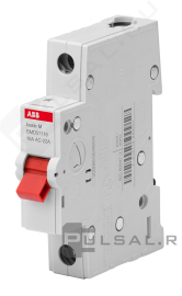 Выключатель нагрузки (рубильник) 240/415В Basic M basic M, 1 полюс, 16А, BMD51116, ABB - PULSAL.RU