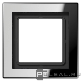 Рамка
LS-design,  1 пост,   цвет - хром,  вертикальная,  горизонтальная,  металл,  GCRD2981,  GCRD 2981,  JUNG
 - PULSAL.RU