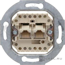 Механизм розетки телефонной RJ11/RJ12/RJ45 Cat.3 (ISDN)
R.1,  R.3,  R.8,  R.Classic,  K.1,  K.5,  Q.1,  Q.3,  Q.7,  S.1,  B.3,  B.7,  1930,  Glas,  двойная,  4539,  4539,  Berker
 - PULSAL.RU