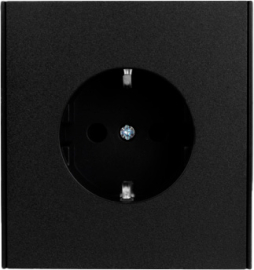 Розетка
Miele Strong,  со шторками,  с заземлением,  одинарная,  винтовые клеммы,   цвет - антрацит,  пластмасса,  KR-78-0701-5,  Kranz
 - PULSAL.RU