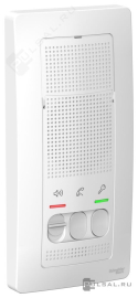 Переговорное устройство (домофон)
Glossa,  Blanca,   цвет - белый,  пластмасса,  BLNDA000011,  Schneider Electric
 - PULSAL.RU