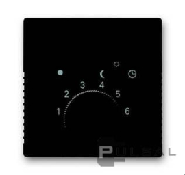 Накладка
Basic 55,  поворотный,  датчик t° воздуха (встроенный),  датчик t° пола (внешний),  без таймера,   цвет - черный chateau,  пластмасса,  1795-95-507,  2CKA001710A3935,  ABB
 - PULSAL.RU