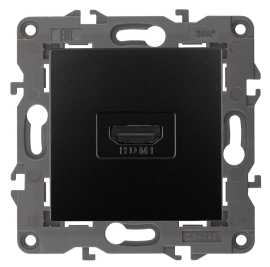 Розетка HDMI
Elegance,   цвет - антрацит,  пластмасса,  Б0034336,  14-3114-05,  ЭРА
 - PULSAL.RU