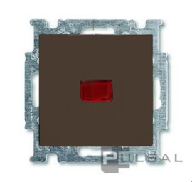 Переключатель с N-клеммой
Basic 55,  одноклавишный,  с индикацией,   цвет - черный chateau,  пластмасса,  2006/6 UCK-95-507,  2CKA001012A2180,  ABB
 - PULSAL.RU