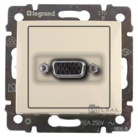 Розетка VGA (HD-15)
Valena,  Etika,   цвет - слоновая кость,  пластмасса,  774183,  7 741 83,  Legrand
 - PULSAL.RU