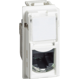 Розетка компьютерная RJ45 Кат.5е UTP
Living Now,  одинарная,   цвет - белый,  KW4279C5E,  BTicino
 - PULSAL.RU