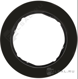Рамка
R.Classic,  1 пост,   цвет - черный глянцевый,  черный глянцевый,  вертикальная,  горизонтальная,  пластмасса,  10112045,  1011 20 45,  Berker
 - PULSAL.RU
