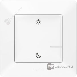 Сценарный выключатель "День/Ночь"
Netatmo,  Valena Life,   цвет - белый,  пластмасса,  752189,  7 521 89,  Legrand
 - PULSAL.RU