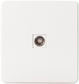 Розетка оконечная
Miele Round,  телевизионная (TV),  одинарная,   цвет - перламутр,  пластмасса,  KR-78-0723-1,  Kranz
 - PULSAL.RU