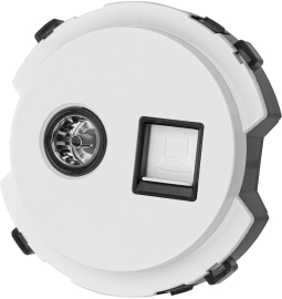 Розетка оконечная TV+RJ45 Cat.5 (UTP)
Байкал,  телевизионная (TV),  одинарная,   цвет - белый,  пластмасса,  SQ1819-0019,  TDM
 - PULSAL.RU