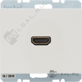 Розетка HDMI с прямым гнездом
K.1,   цвет - белый глянцевый,  пластмасса,  3315427009,  33 1542 70 09,  Berker
 - PULSAL.RU