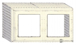 Коробка накладного монтажа
Roma Surface,   цвет - белый (white decape provence collection),  металл,  FD01502BD,  FEDE
 - PULSAL.RU