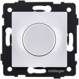 Светорегулятор (диммер) 5-500 Вт/ВА, для LED 5-200 Вт/ВА
Aspekt,  Eleganz,  Reflex,  поворотно-нажимной,  с возможностью управления с 2-х мест,  лампы накаливания и галогенные 220В (R),  лампы с индукционным (обмоточным) трансформ.(L),  лампы с электронным (емкостным) трансформ.(C),  диммируемые лампы LED 220В (LEDi тип L),  диммируемые лампы LED 220В (LEDi тип C),   цвет - белый,  пластмасса,  REA-048WH,  Kollinger
 - PULSAL.RU