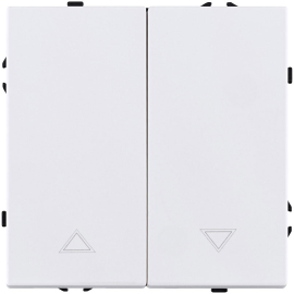 Выключатель для жалюзи
Eclipse,  без фиксации,  без подсветки,   цвет - белый матовый,  пластмасса,  EC-013WH,  Kollinger
 - PULSAL.RU