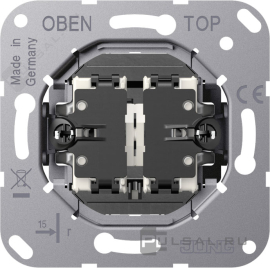 Кнопка П.К. тумблерная
LS 1912,  одноклавишный,  K533EU,  K 533 EU,  JUNG
 - PULSAL.RU