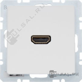 Розетка HDMI с прямым гнездом
Q.1,  Q.3,  Q.7,   цвет - белый бархат,  пластмасса,  3315426089,  33 1542 60 89,  Berker
 - PULSAL.RU