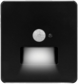 Подсветка для коридоров и ступеней
Miele Round,   цвет - оникс,  пластмасса,  KR-78-0727-3,  Kranz
 - PULSAL.RU