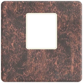 Лицевая панель для разъема Modular Jack (тип Keystone/AMP)
Barcelona,  Madrid,  San Sebastian,  Sevilla,  Toledo,  Vintage Wood,  Vintage Corinto,  Vintage Tapestry,  Vintage Porcelain,  Crystal De Luxe,  Siena,  Firenze,  Granada,  Emporio,  Sanremo,  Belle Epoque,  San Sebastian Surface,  Roma Surface,  Smalto italiano,  одинарная,   цвет - медь состаренная (rustic copper),  металл,  FD04317RU-A,  FEDE
 - PULSAL.RU
