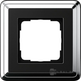 Рамка
ClassiX,  1 пост,   цвет - хром,  черный,  вертикальная,  горизонтальная,  металл,  0211642,  0211 642,  Gira
 - PULSAL.RU