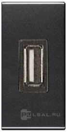 Зарядка USB-A, 0.75А
Zenit,  USB type-A 5V,  одинарная,   цвет - антрацит,  пластмасса,  N2185 AN,  2CLA218500N1801,  ABB
 - PULSAL.RU