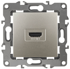 Розетка HDMI
Эра 12,   цвет - перламутр,  пластмасса,  Б0027490,  12-3114-15,  ЭРА
 - PULSAL.RU
