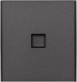 Розетка компьютерная
Miele Strong,  одинарная,   цвет - графит,  пластмасса,  KR-78-0724-6,  Kranz
 - PULSAL.RU