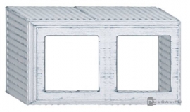 Коробка накладного монтажа
Roma Surface,   цвет - серебро античное (antique silver),  металл,  FD01502AB,  FEDE
 - PULSAL.RU