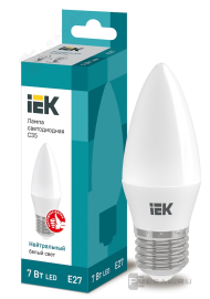Лампа
светодиодная
Лампы IEK,   цоколь - E27,   мощность - 7Вт,   световой поток - 630Лм,   цветовая температура - 4000К,  не диммируется,  LLE-C35-7-230-40-E27,  IEK - PULSAL.RU