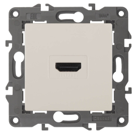 Розетка HDMI
Elegance,   цвет - слоновая кость,  пластмасса,  Б0034333,  14-3114-02,  ЭРА
 - PULSAL.RU