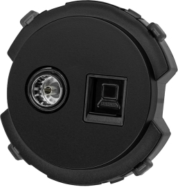 Розетка оконечная TV+RJ45 Cat.5 (UTP)
Байкал,  телевизионная (TV),  одинарная,   цвет - Агат,  пластмасса,  SQ1819-0219,  TDM
 - PULSAL.RU