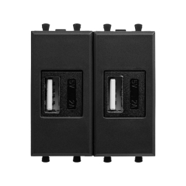 Зарядное устройство USB type-A, 2,1А
Avanti,  USB type-A 5V,  двойная,   цвет - черный матовый,  пластмасса,  4412542DKC,  DKC_4412542,  DKC
 - PULSAL.RU